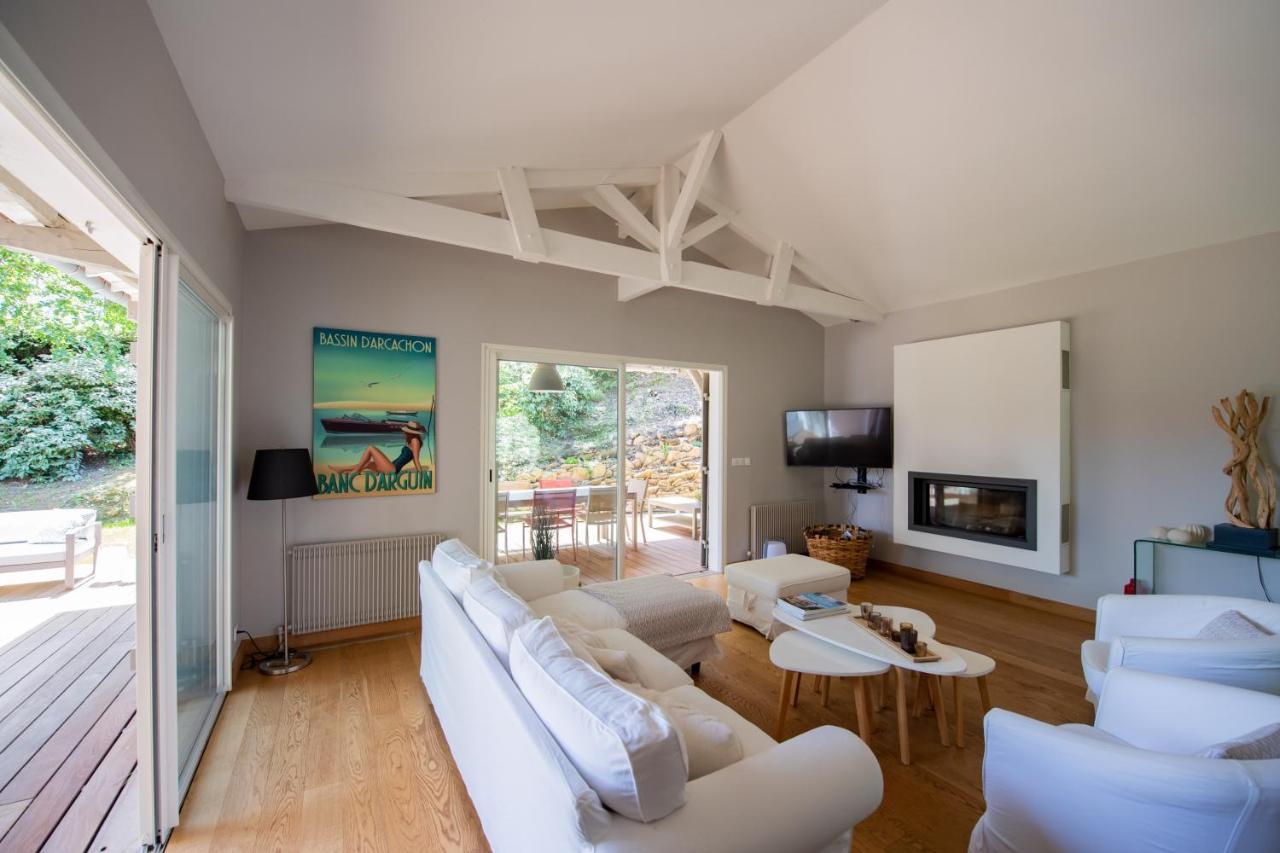 Villa Spacieuse A Arcachon, Proche Plages, Jardin Exterior photo